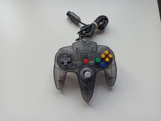 Nintendo 64 Smoke Black Grey Transparente