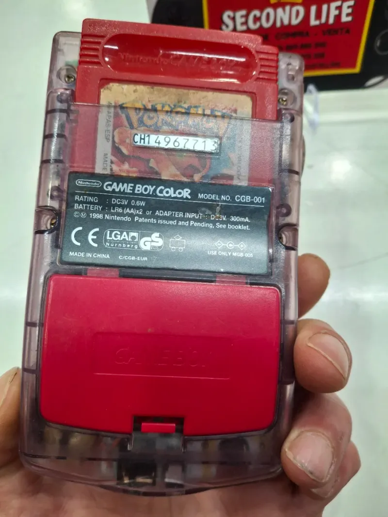 Nintendo Game Boy Color Transparente afbeelding 4