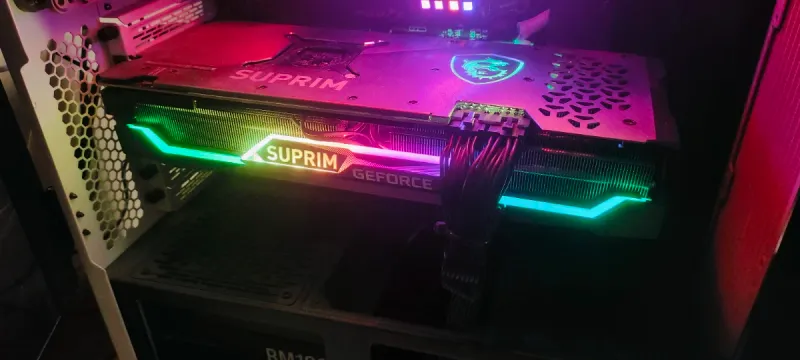 MSI GeForce RTX 3070 SUPRIM X LHR afbeelding 3