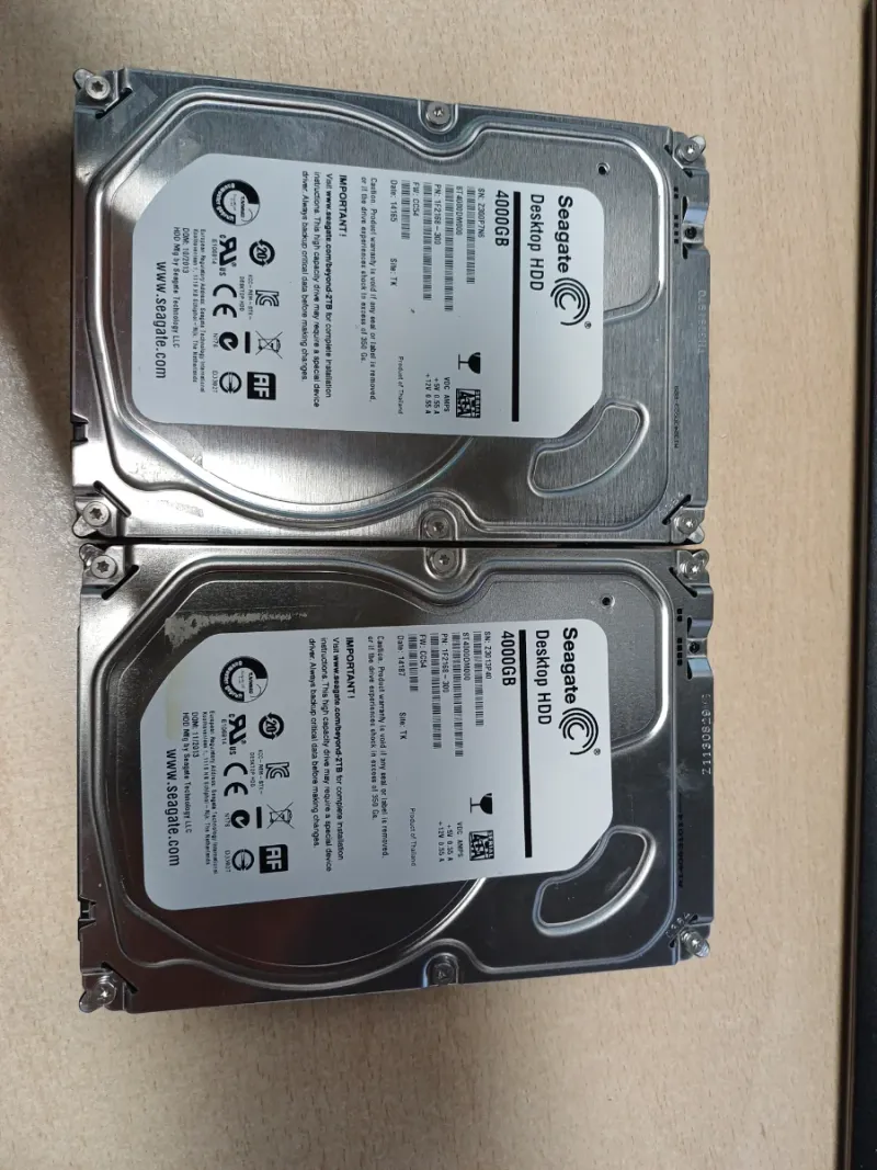 2x HDD Seagate 4TB ST4000DM000 SATA3