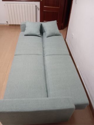 Sofá Cama Tela Verde