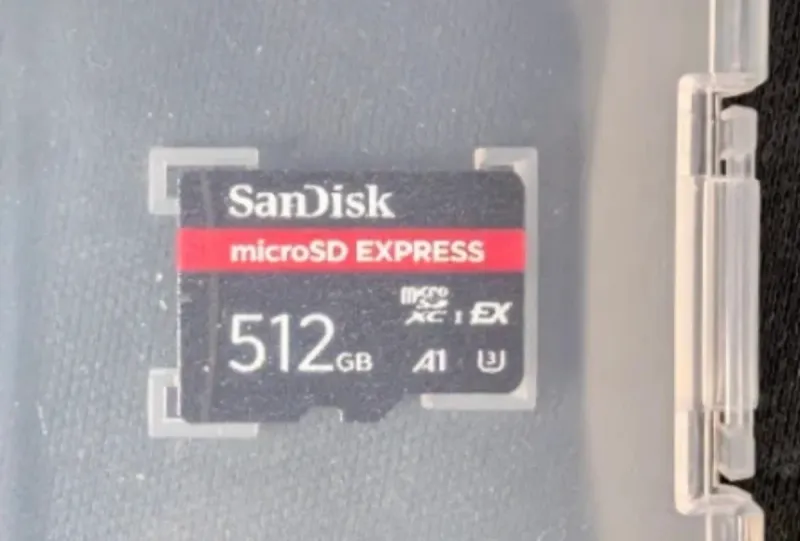Tarjeta microSDXC SanDisk 512GB Express