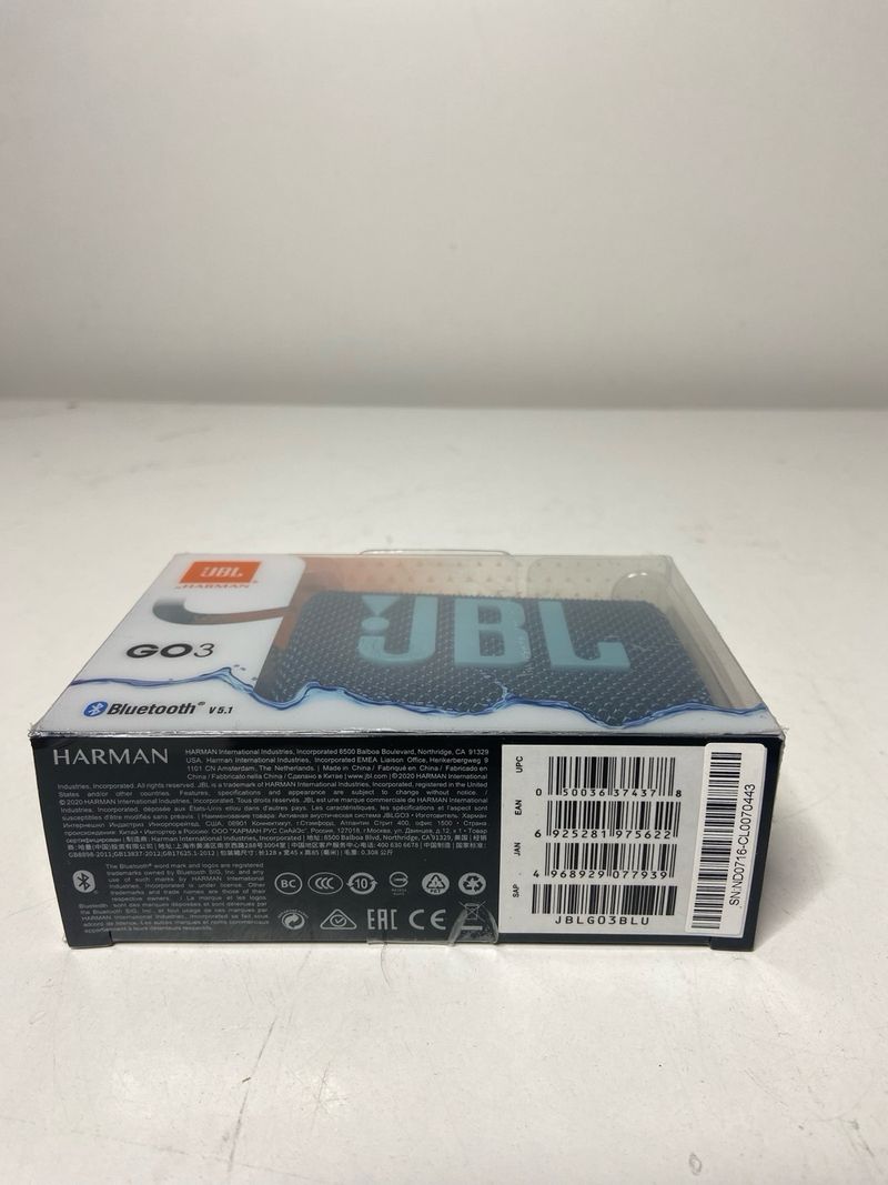: Altavoz JBL GO 3 Azul Marino afbeelding 3