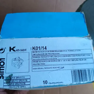 Base Enchufe Simon (Pack 10)