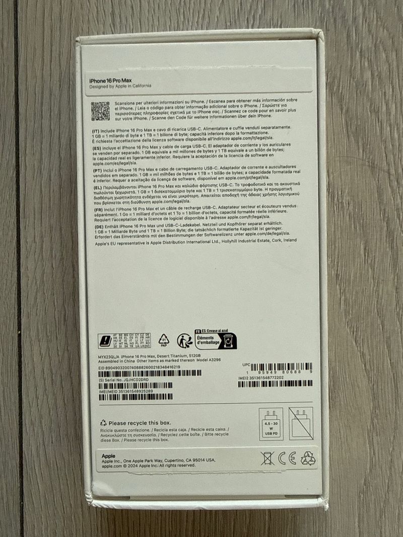 iPhone 16 Pro Max 512 GB Dorado afbeelding 2