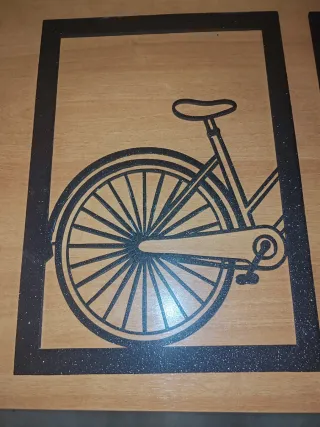 Cuadro doble bicicleta