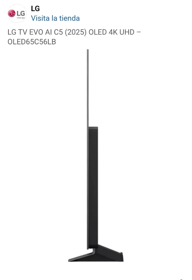 LG OLED TV 65 4K UHD OLED65C56LB 2025 Nuevas afbeelding 4