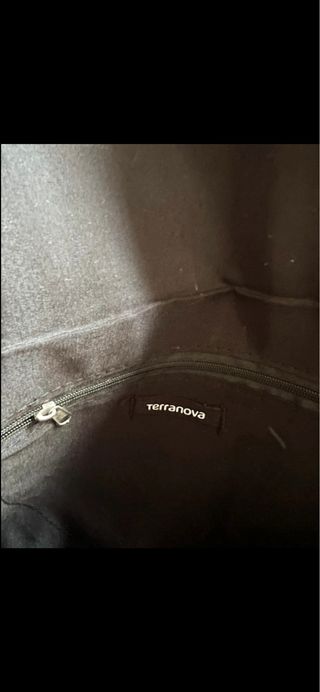 Borsetta nera con dettagli argento