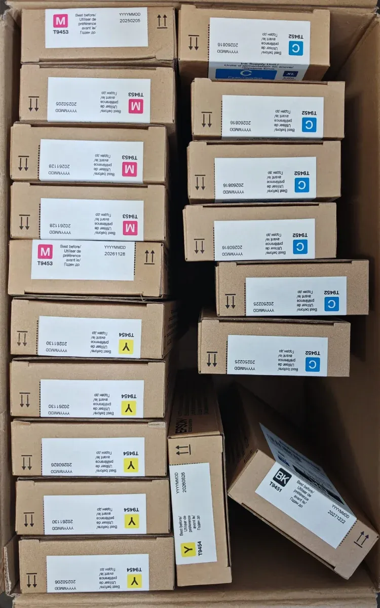 Cartuchos Epson T9451 T9452 T9453 T9454 afbeelding 2