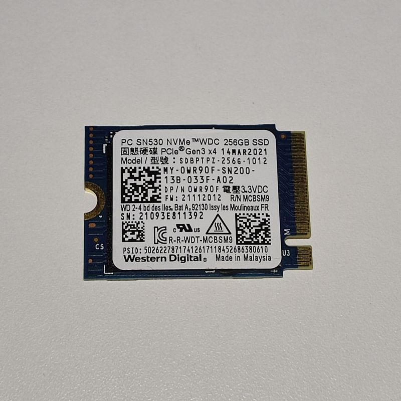 Lote x2 SSD 256GB NVMe afbeelding 6