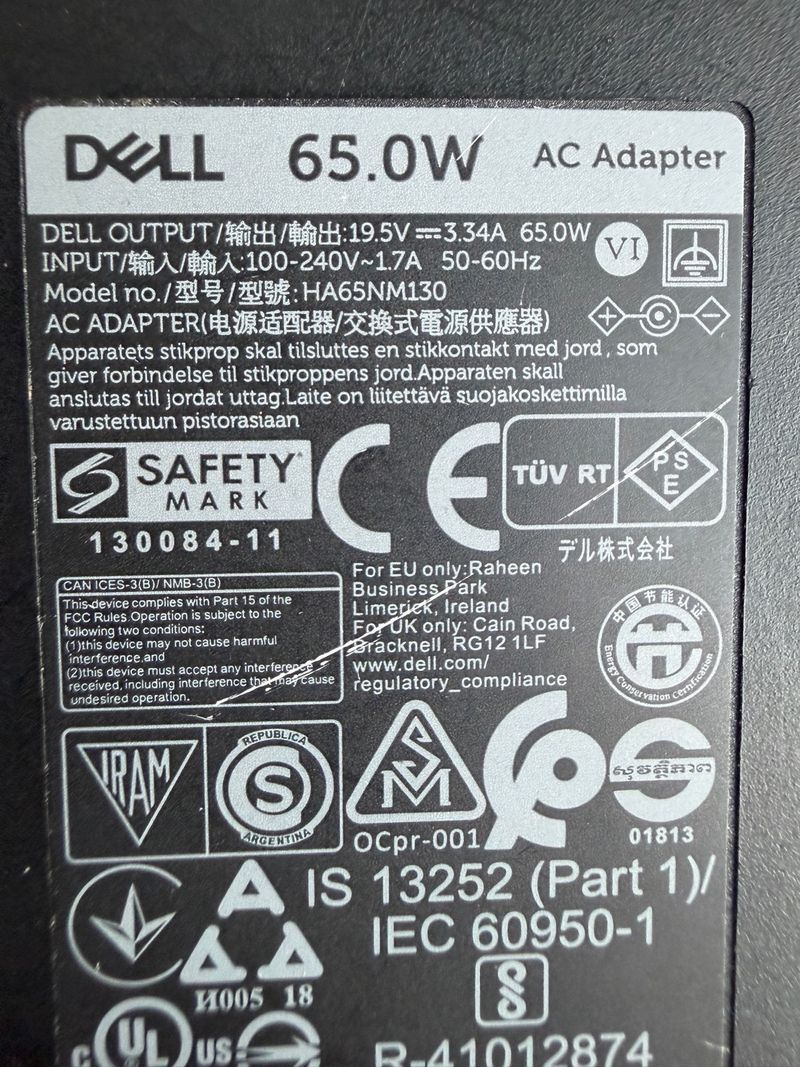 Cargador Dell 65W afbeelding 3