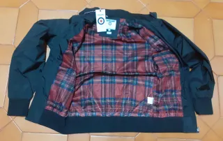 Chaqueta Harrington Lambretta Negra (Nueva)