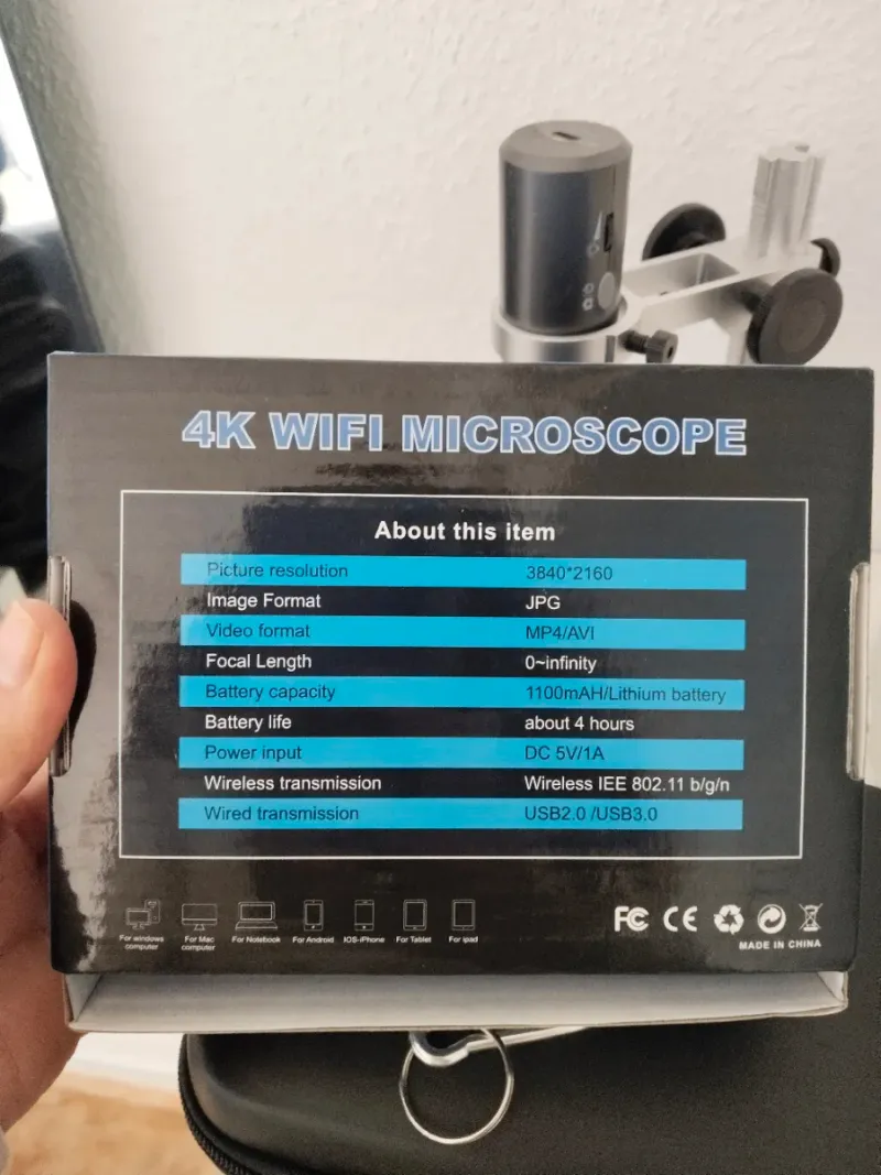 Microscopio Digital USB con Soporte afbeelding 6