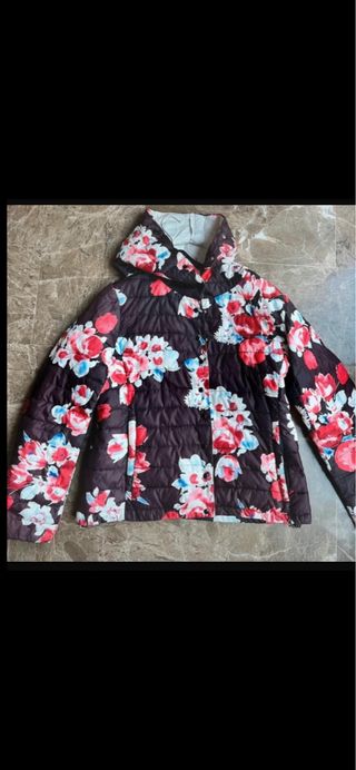 Piumino donna fantasia floreale