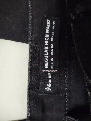 Vaqueros negros mujer