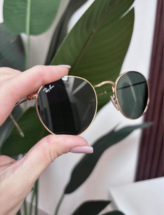 Occhiali Ray-Ban Round Metal Oro Nero