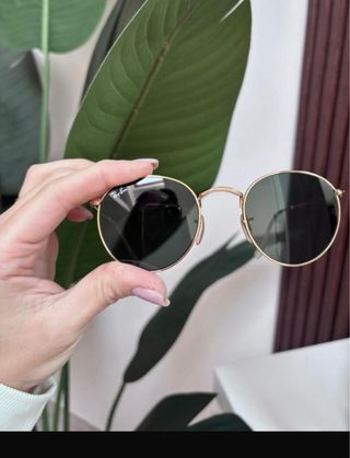 Occhiali Ray-Ban Round Metal Oro Nero