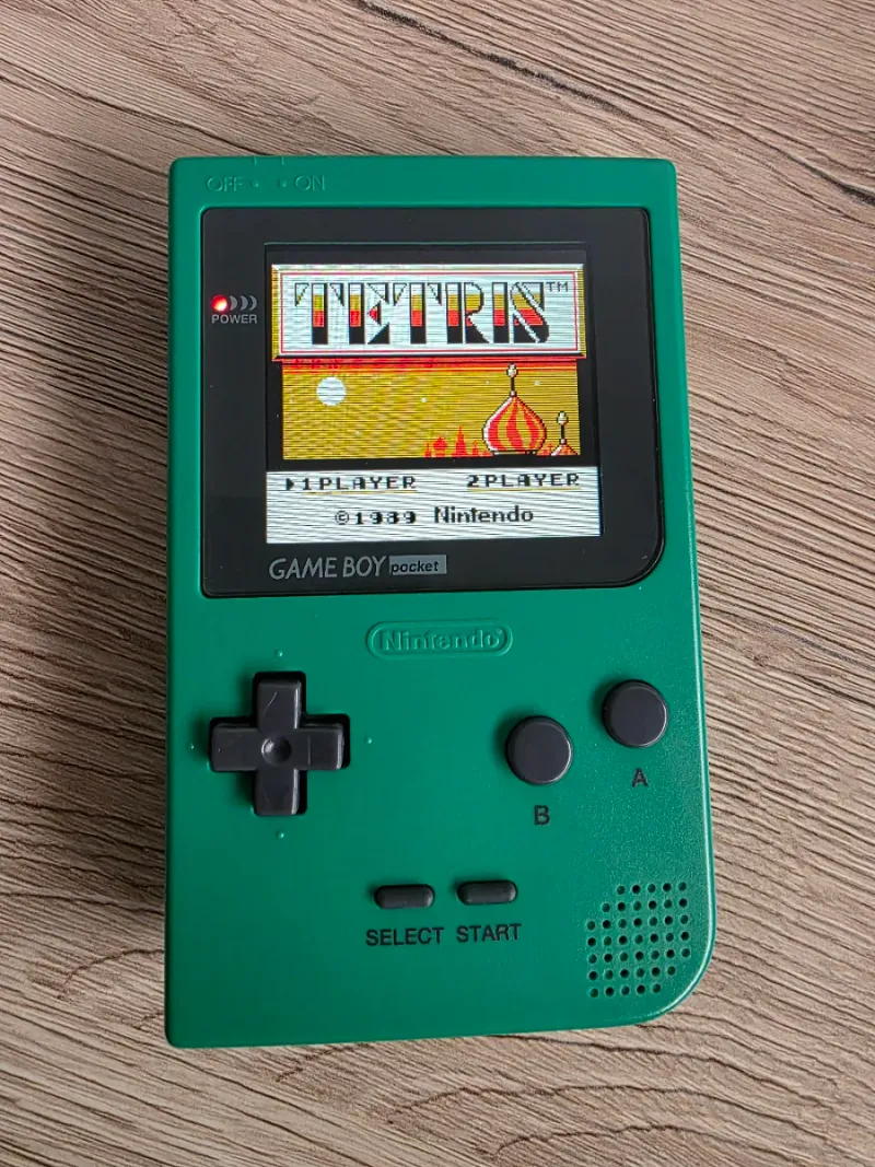 Game Boy Pocket Verde + Tetris