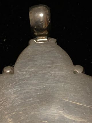 Colgante Plata Nacar Diseño Flor