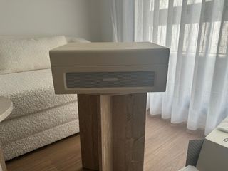 Tocadiscos Vintage Beige y Negro