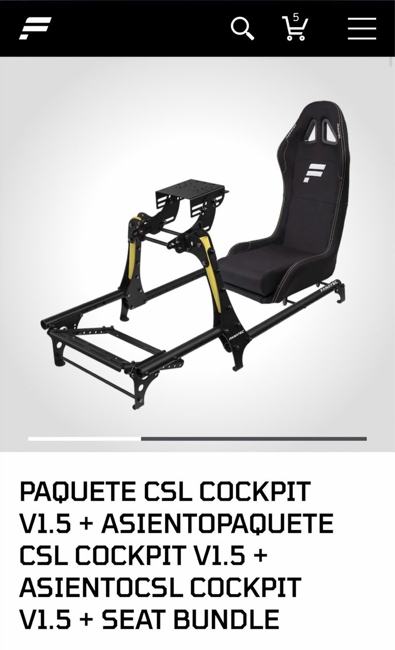 Pack CSL Cockpit V1.5 + Asiento FANATEC