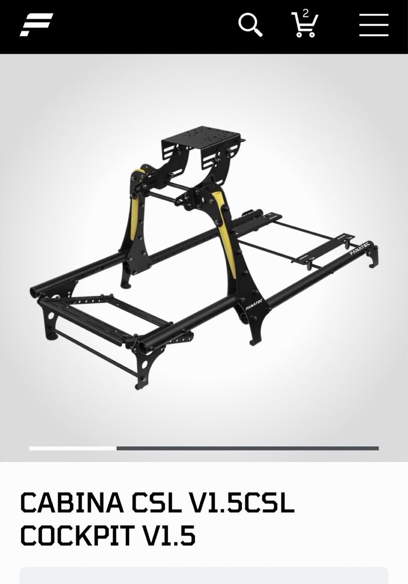 Pack CSL Cockpit V1.5 + Asiento FANATEC afbeelding 2