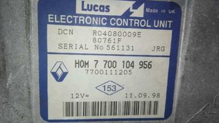 Renault 7700104956 centralita motor clio ii 229841