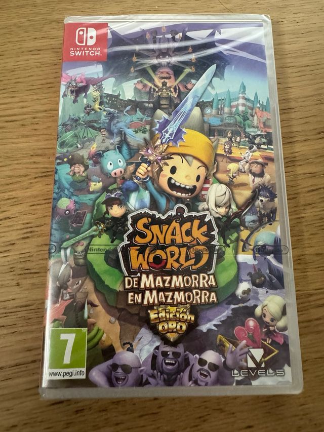 Snack World: Edición Oro precintado y el manga