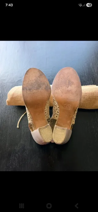 Zapatos Faire Lady Beige Tacon Italia