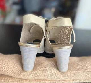 Zapatos Faire Lady Beige Tacon Italia