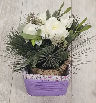 Cajita artesanal decorativa