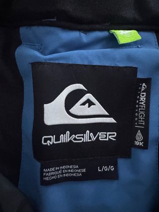 Pantalón de esquí Quiksilver azul, talla L