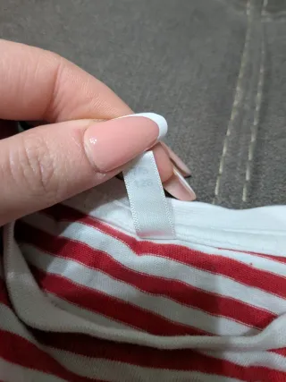 Top bambina righe rosse IDEXÈ