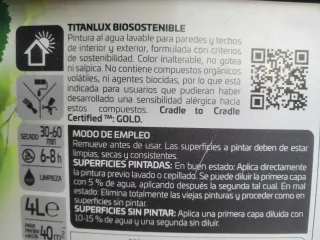 Pintura Titanlux Biosostenible piedra natural mate