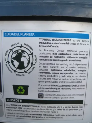 Pintura Titanlux Biosostenible piedra natural mate