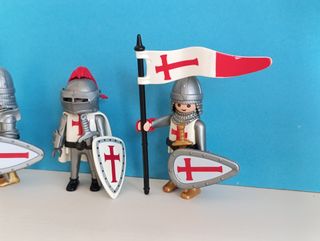 Lote Playmobil Caballeros Templarios Cruzados
