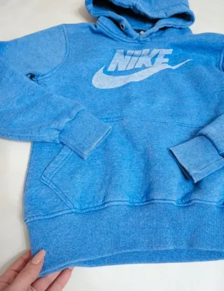 Felpa Nike con cappuccio blu