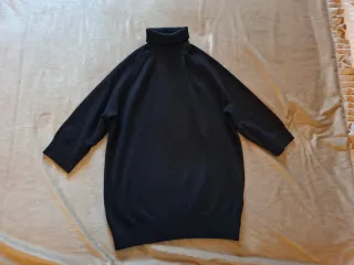 Maglioncino Zara collo alto maniche 3/4 nero
