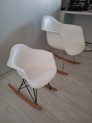 Sillas Mecedoras Blancas