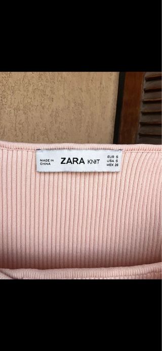 Maglia rosa manica lunga incrociata