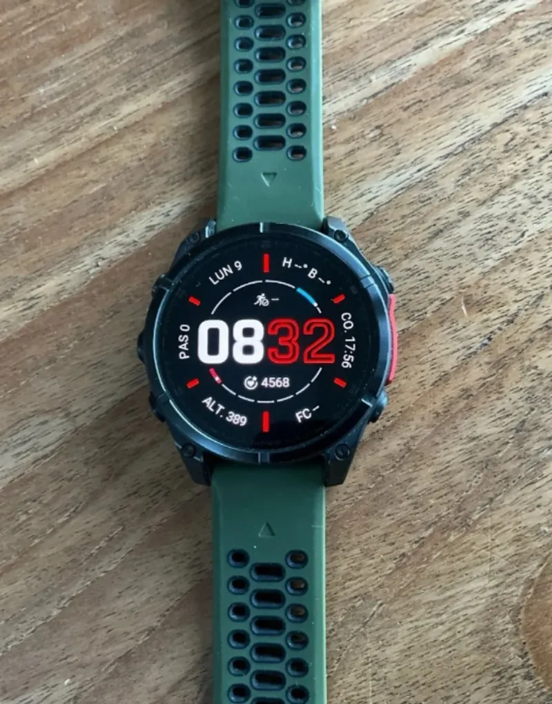 Reloj Garmin Fenix 8 51mm Negro/Verde afbeelding 2