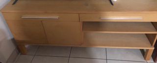 Mueble TV madera claro