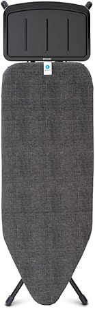 Brabantia - Mesa de Planchar C - con Soporte Sólido Unidad de Vapor - Universal Ajustable - para Diestros y Zurdos - No se Desli