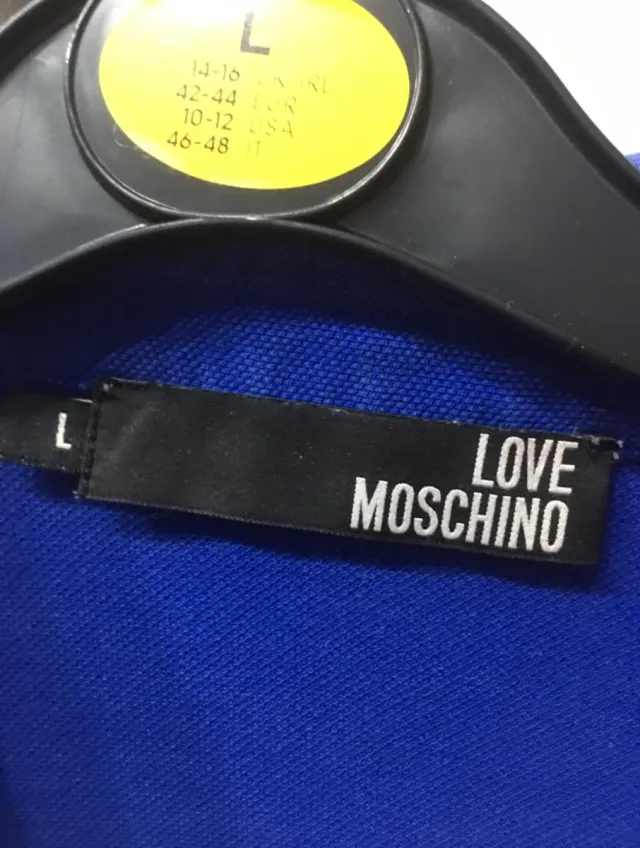 Polo LOVE MOSCHINO Azul Talla L