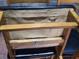 Conjunto 6 Sillas Gascón Madera y Piel Sintética