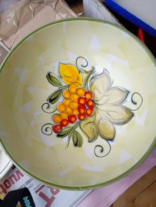 Porta frutta centro tavola vintage 25x25