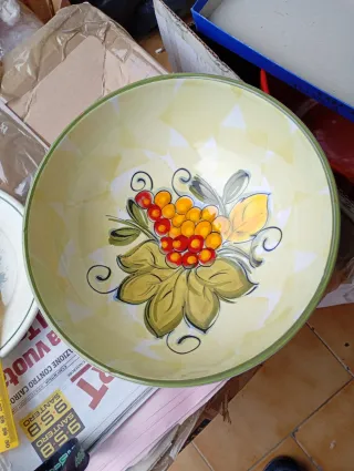 Porta frutta centro tavola vintage 25x25