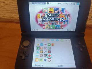Nintendo 3DS XL Roja + 9 Juegos + SD 32GB
