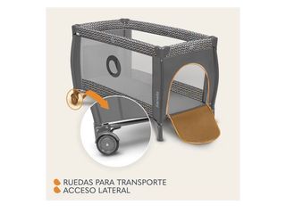 Cuna de viaje plegable con cambiador