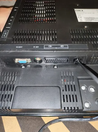 TV-Monitor OKI con DVD Negro